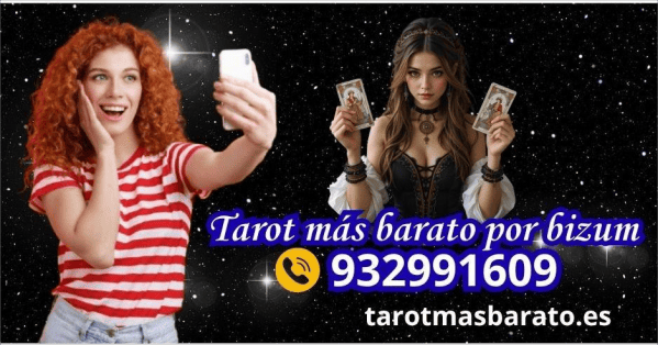 Tarot más barato 5 euros 20 minutos por bizum móvil
